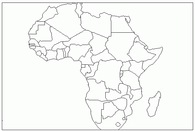 非洲简图的画法图片